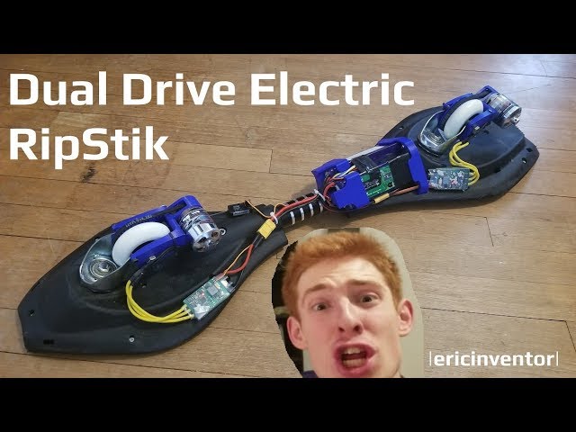 2000W 3D Printed Dual Drive Electric Ripstik!!