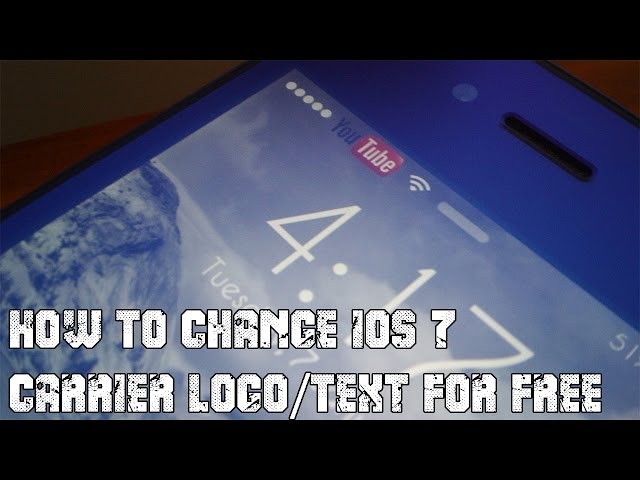 iOS 7.0.4 Cydia Tweaks - How To Change Your iPhone Carrier Logo/Text Using Zeppelin!