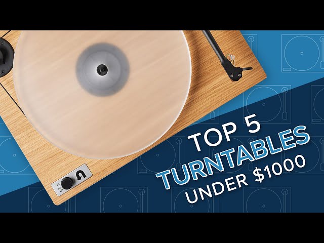 TOP 5 TURNTABLES UNDER $1,000 || U-Turn, Rega & Pro-Ject || 2024