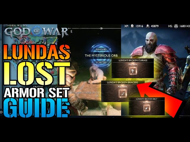 God Of War: Ragnarok Amazing "Lundas Lost Armor Set" QUEST Guide! How To Get This TODAY