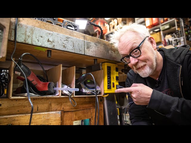 Adam Savage's One Day Builds: Workbench Quick Access Tools!