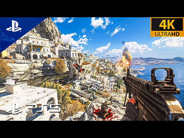 Santorini Chaos | LOOKS ABSOLUTELY AMAZING | Ultra Realistic Graphics Gameplay Call of Duty