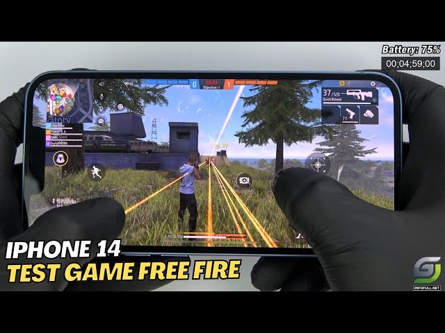 iPhone 14 Test game Free Fire