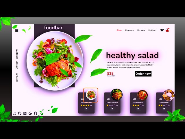 How to Make a Restaurant Website Using HTML CSS JavaScript | Website using HTML CSS and JavaScript