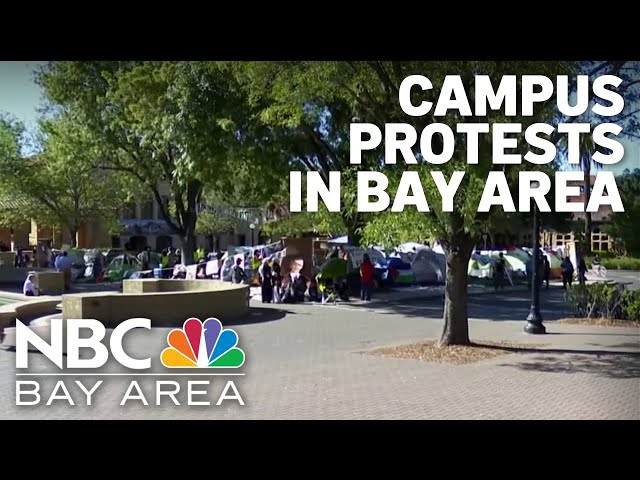 Pro-Palestinian protests continue to grow at Bay Area universities