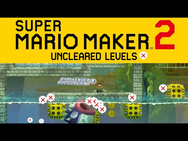 Super Mario Maker 2 Uncleared Level Challenge  - Challenger Approaching - GDQ Hotfix Speedruns