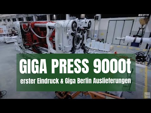 TESLA Giga-Presse mit 9000 Tonnen: Erster Eindruck & Giga Berlin Auslieferungen