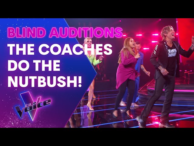 The Coaches Teach Rita The Nutbush Dance | The Blind Auditions | The Voice Australia