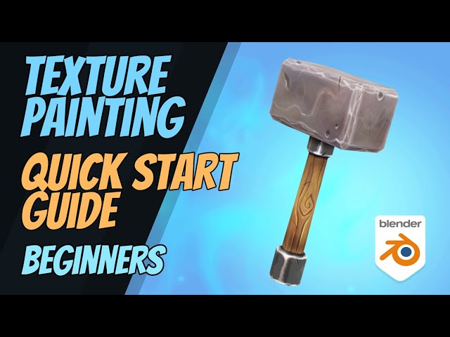 Texture Painting - Quick Start Guide - Blender