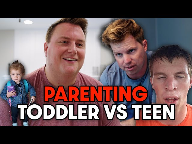 Parenting Toddler vs Teen