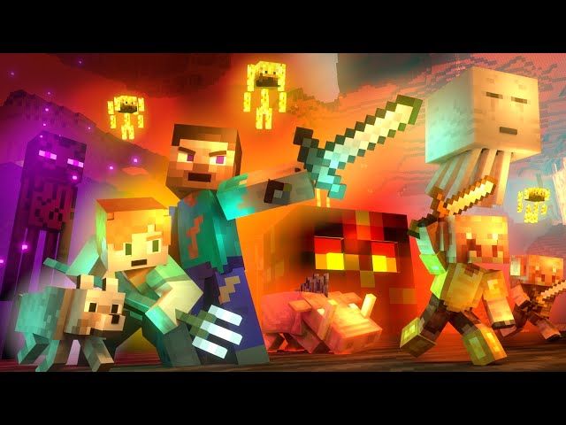 NETHER WAR - Alex and Steve Life (Minecraft Animation)