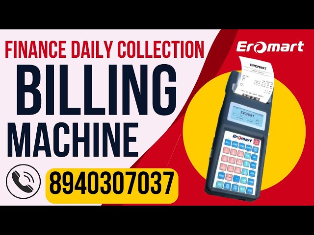 Finance Daily Collection Billing Machine in Chennai Chit Fund