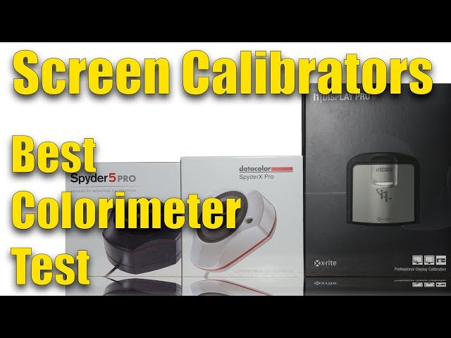 Screen Calibrators - A Level Playing Field Hardware Test of 3 Popular Colorimeters.