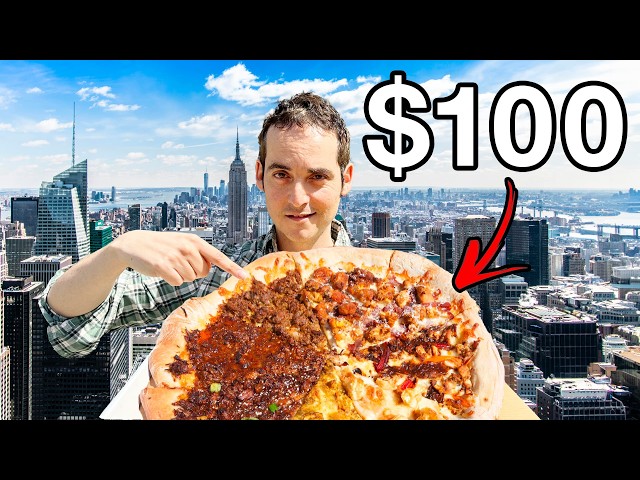 Trying New York's Most EXPENSIVE Pizza! (Worth It?)