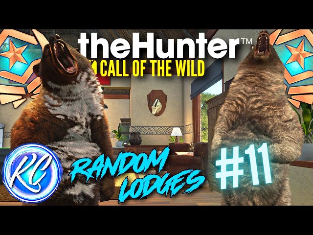 TWO Great One Black Bears ONE DAY Apart?! Random Trophy Lodge Tours #11! | Call of the Wild