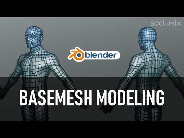 Modeling a character BaseMesh in Blender (Tutorial)