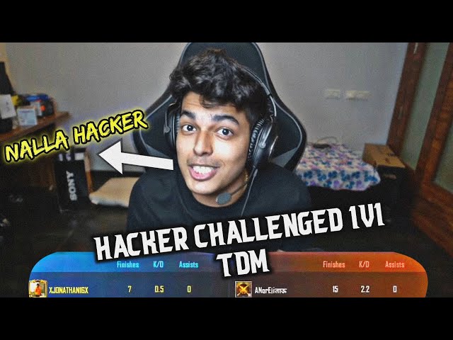 Jonathan vs Hacker 1v1 TDM | HACKER Challenged Jonathan😱