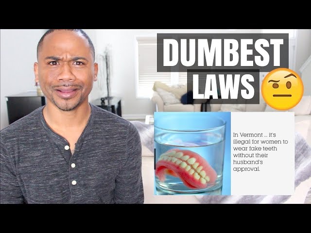 TOP 50 DUMBEST LAWS IN AMERICA | 50 WEIRD STATES