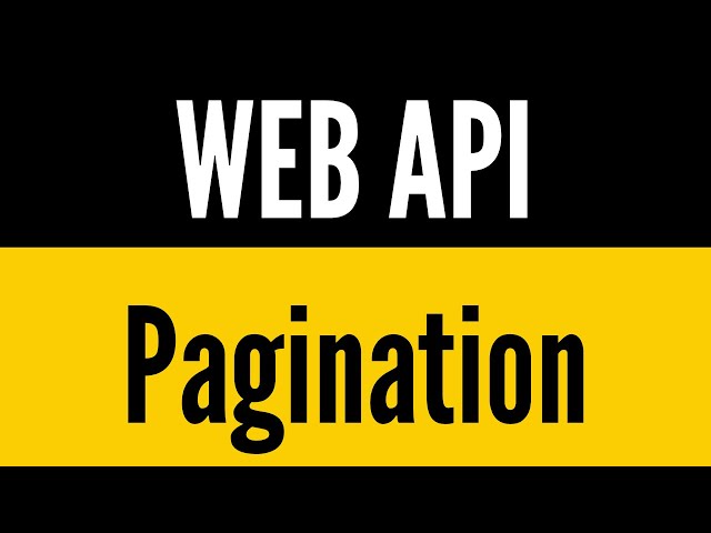 Pagination in ASP.NET Web API Made Easy