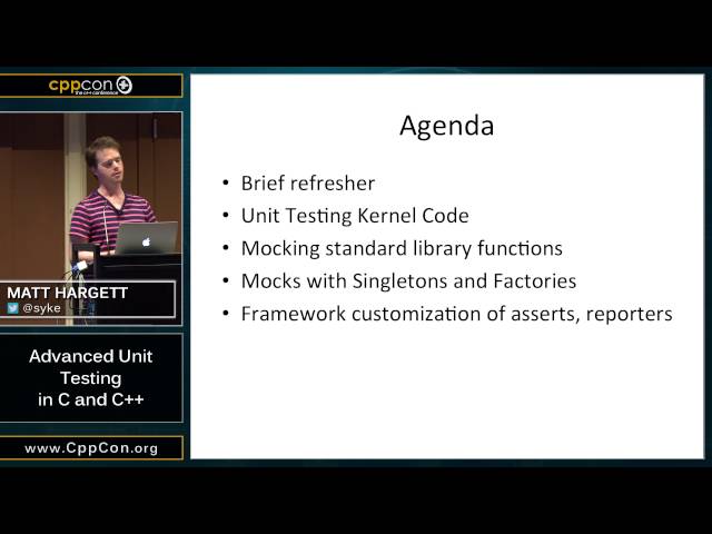CppCon 2015: Matt Hargett “Advanced Unit Testing in C & C++”