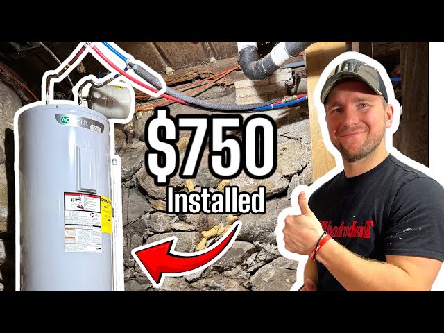 $750 All in. Hot Water Heater Replacement. Simple Tools Only! WINNI