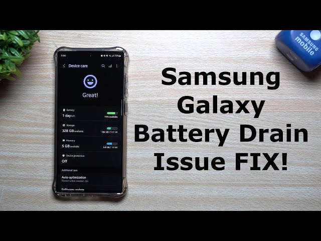 Samsung Galaxy Battery Drain Issue - FIX