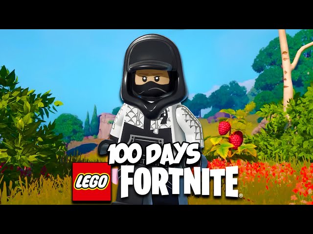 I Survived 100 Days in Lego Fortnite