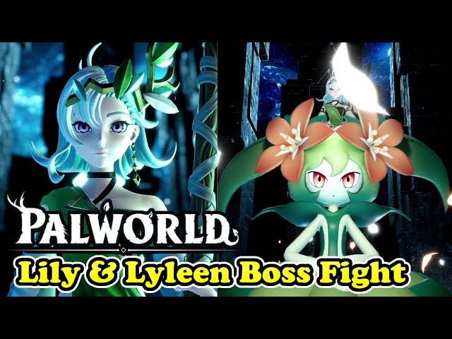 Palworld Lily & Lyleen Boss Fight (Boss at Free Pal Alliance Tower)