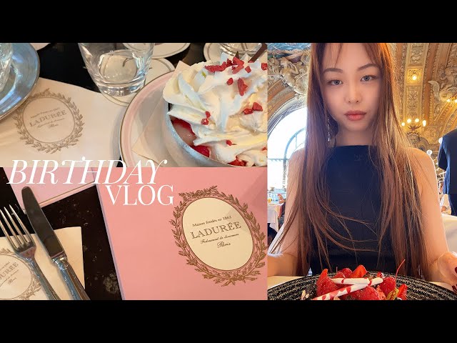 Celebrating my birthday at Ladurée and Le Train Bleu (iconic restaurant in Paris) | Birthday vlog