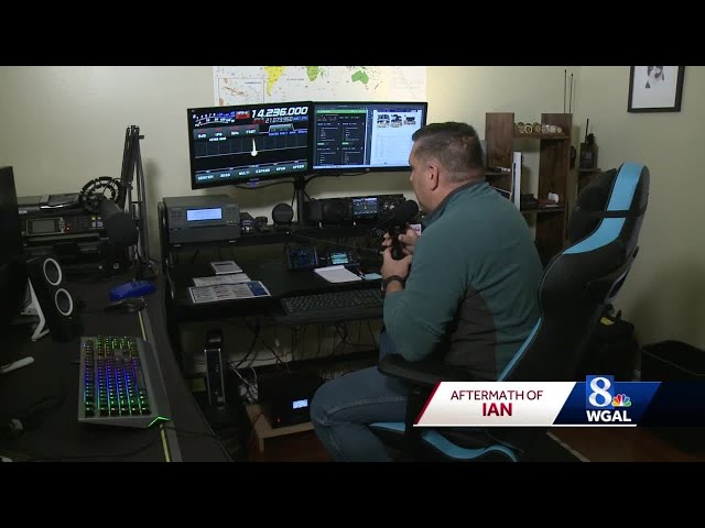 Ham radio operator helps woman in Florida during Hurricane Ian