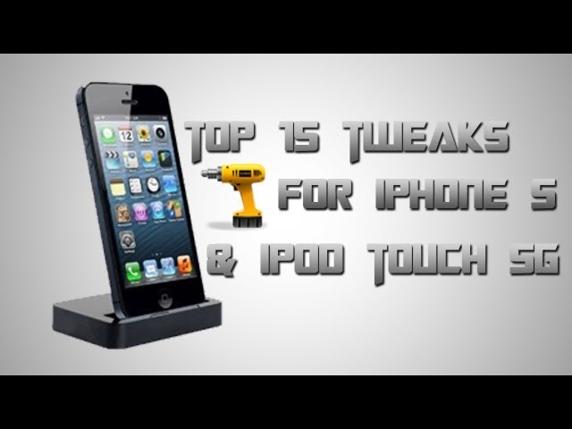 Top 15 Cydia Tweaks For iPhone 5 & iPod Touch 5G | Evasi0n Jailbreak Edition | February 2013