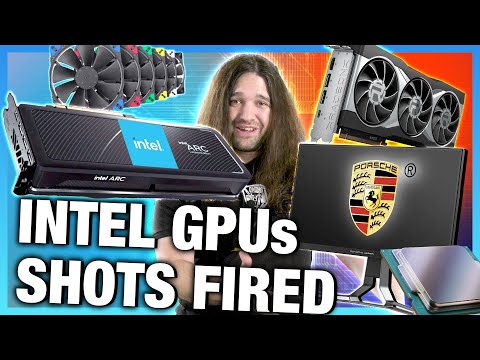 HW News - Intel Arc Takes Shots at NVIDIA, Future AMD Technology, Porsche Monitor
