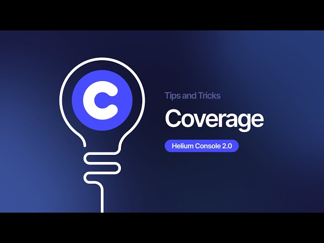 Coverage in Console 2.0