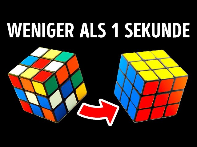 Du Kannst Den Rubik's Cube In Weniger Als 3 Sekunden Lösen + Mehr Coole Fakten