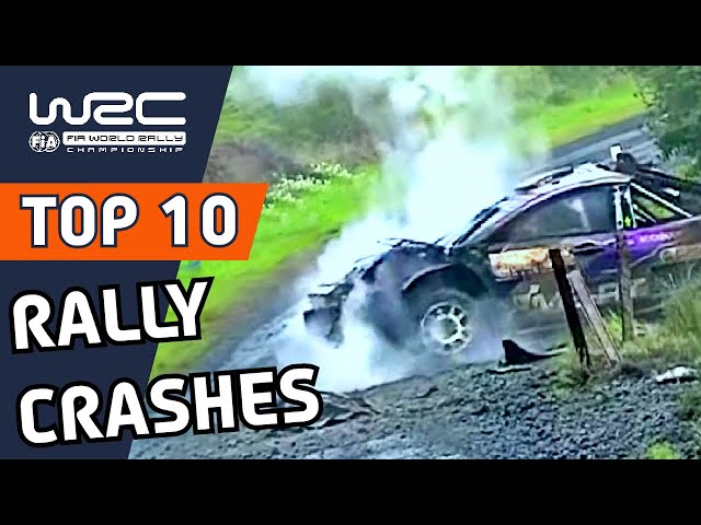 Top 10 Crashes of the 2022 WRC Season
