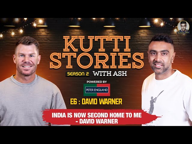 India is now second home - David Warner | Kutti Stories with Ash | R Ashwin