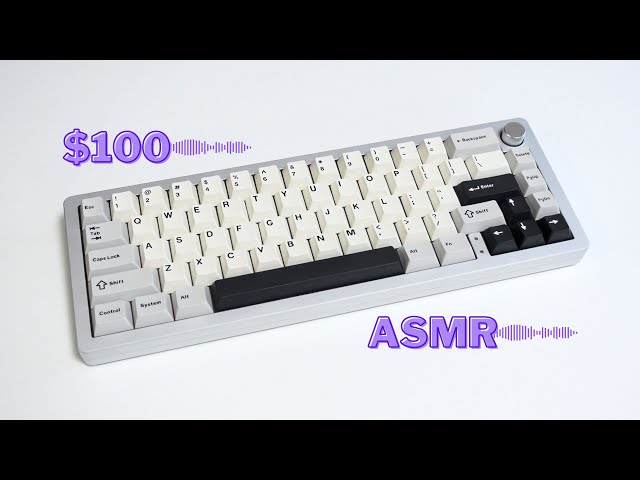 Ultra "Thocky" ASMR Keyboard for $100! - Yunzii AL66 Review (Milk Switch)