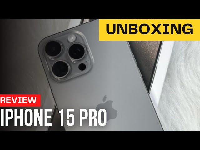 Unboxing iphone 15 pro natural titanium 2024 #unboxingvideo #iphone15pro #iphone15promax#iphone16