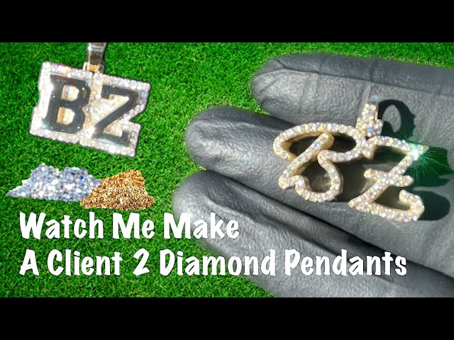🥇Episode 14 of My Favorite Internet Jeweler: We Make 2 REAL Diamond VS1 & Gold Pendants From Scratch