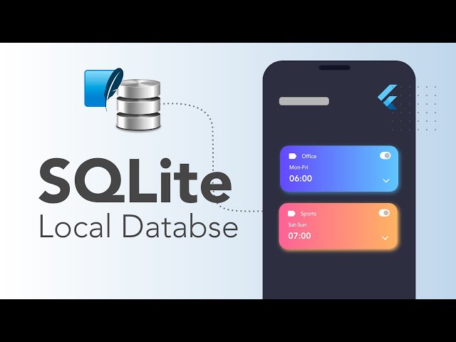 SQLite Database in Flutter | Tutorial || Clock App (Episode-6)