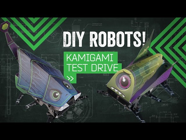 Kamigami: Robot Bugs You Control With Your Phone