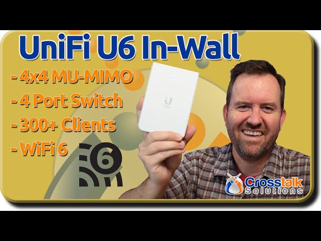 UniFi U6-In Wall Access Point - U6-IW