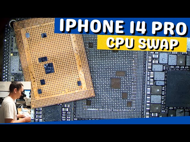 How to Recover your Data when your iPhone has a CPU Problem - iPhone 14 Pro CPU Swap