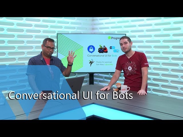 Conversational UI for Bots | The Xamarin Show