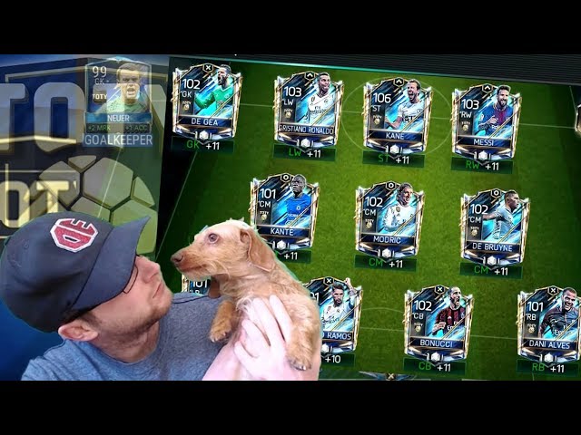 Full TOTY Starter Team in FIFA Mobile 18! The Most Valuable and Expensive Squad! 100 Million Coins!