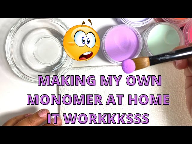 Making My Own ACRYLIC MONOMER At Home - DUPE