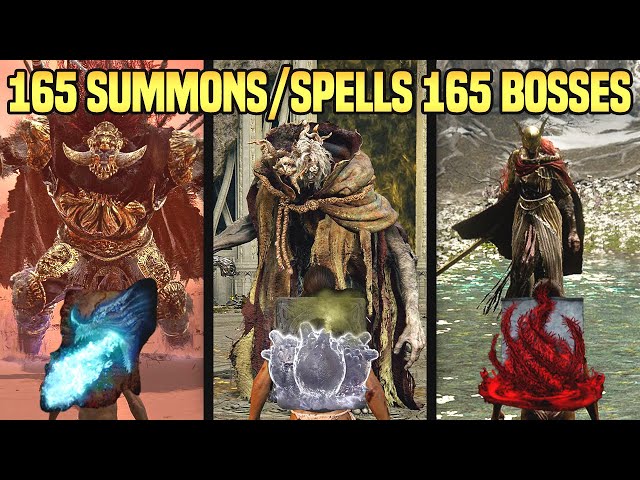 Beating Every Boss in Elden Ring With a Different Spell/Summon