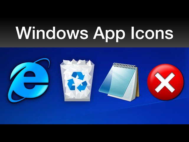 Windows App Icons! (2001 - present)