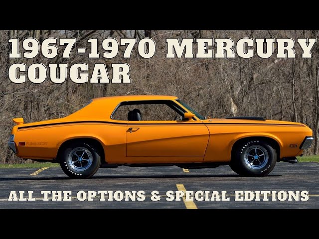 The 1st Generation Mercury Cougar Its History, Models, and Features