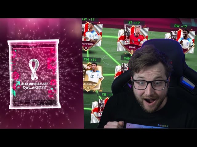 Our Final World Cup Pack Opening and Full England Squad Builder on FIFA Mobile 22!
